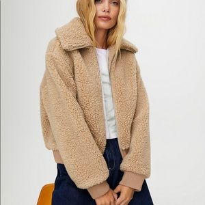 Aritzia Wilfred Free Teddy Jacket